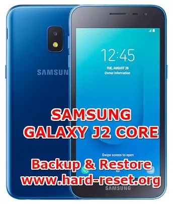 how to backup & restore data on samsung galaxy j2 core
