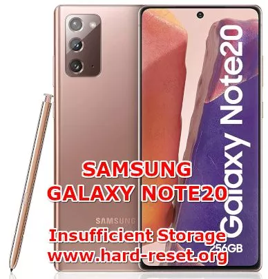 how to fix insufficient storage full on samsung galaxy note20 problems