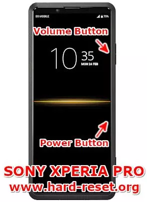hard reset sony xperia pro