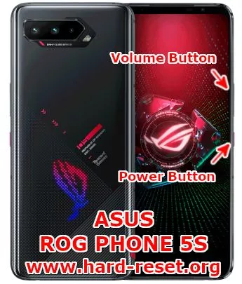 hard reset asus rog phone 5s