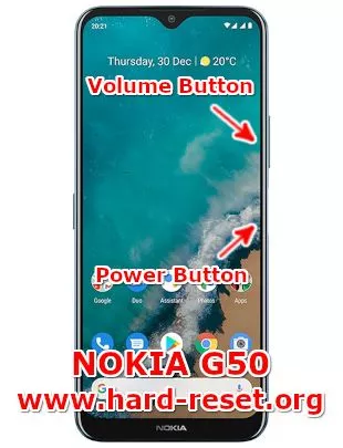 hard reset nokia g50