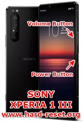 hard reset sony xperia 1 III (mark three)