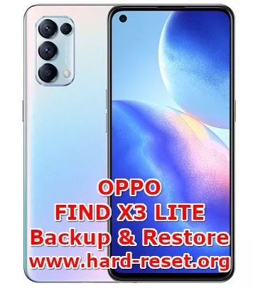 how to backup & restore data on oppo find x3 lite