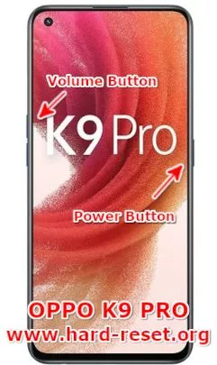 hard reset oppo k9 pro