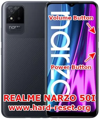 hard reset oppo realme narzo 50i