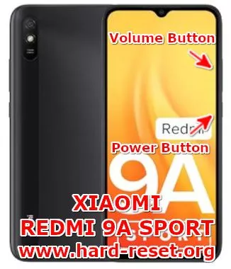 hard reset xiaomi redmi 9a sport