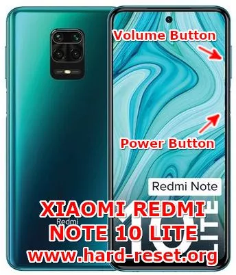 hard reset xiaomi redmi note 10 lite