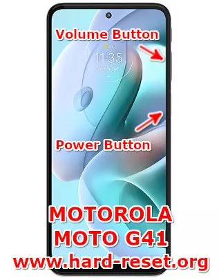 hard reset motorola moto g41