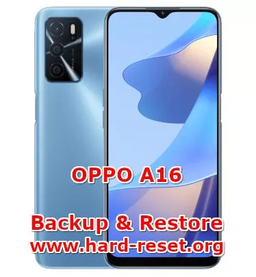 how to backup & restore data on oppo a16