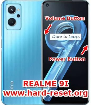 hard reset oppo realme 9i