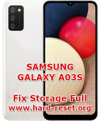 how to fix memory full on samsung galaxy a03s
