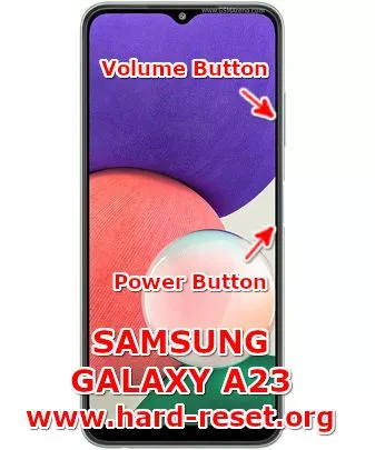 hard reset samsung galaxy a23
