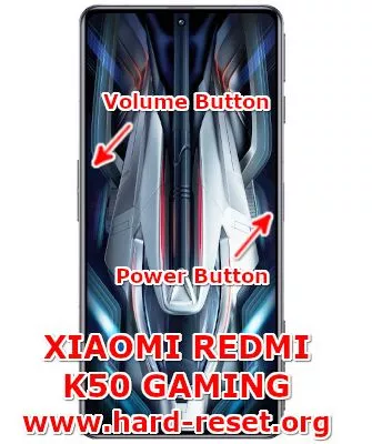 hard reset xiaomi redmi k50 gaming