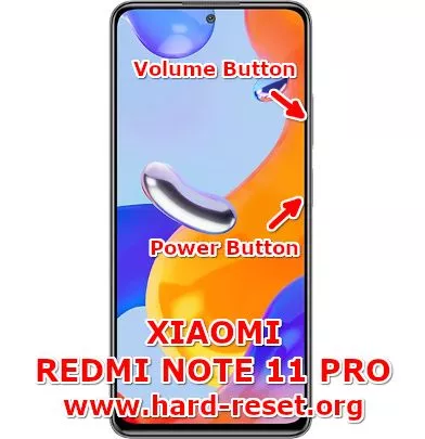 hard reset xiaomi redmi note 11pro 4g global