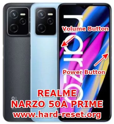 hard reset oppo realme narzo 50a prime