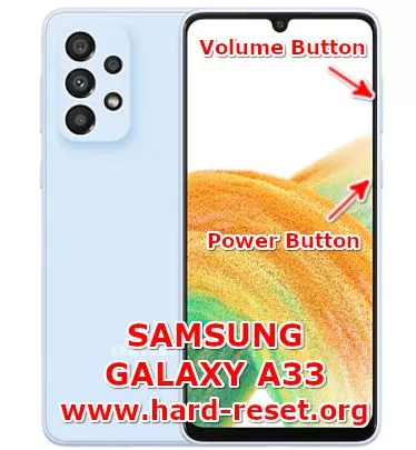 hard reset samsung galaxy a33 5g