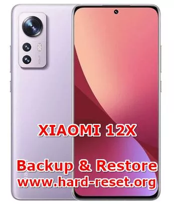 how to backup & restore data on xiaomi 12x
