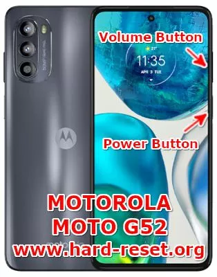 hard reset motorola moto g52