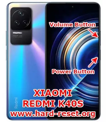 hard reset xiaomi redmi k40s