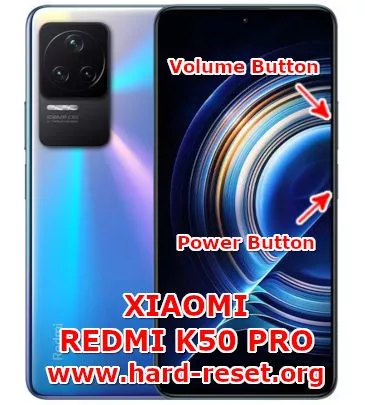 hard reset xiaomi redmi k50 pro