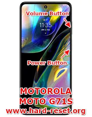 hard reset motorola moto g71s