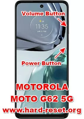 hard reset motorola moto g62 5g