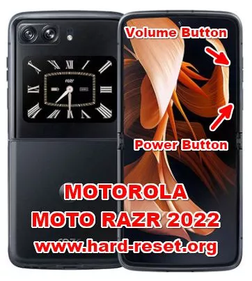 hard reset motorola moto razr 2022