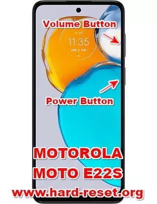 hard reset motorola moto e22s