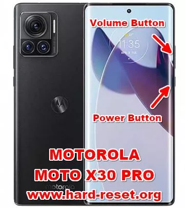 hard reset motorola x30 pro