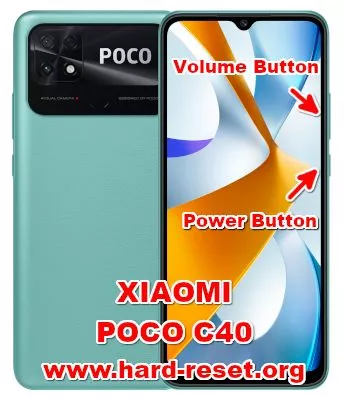 hard reset xiaomi poco c40