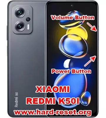 hard reset xiaomi redmi k50i