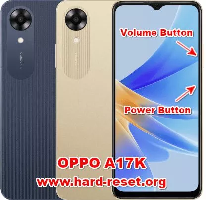 hard reset oppo a17k