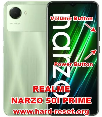 hard reset realme narzo 50i prime