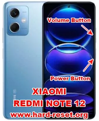 hard reset xiaomi redmi note 12