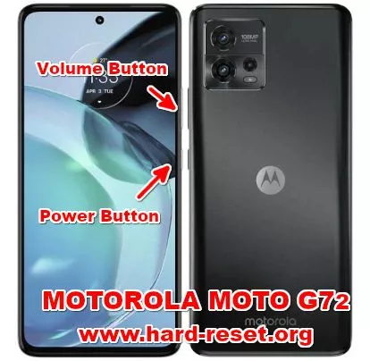 hard reset motorola moto g72