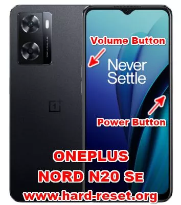 hard reset ONEPLUS NORD N20 SE