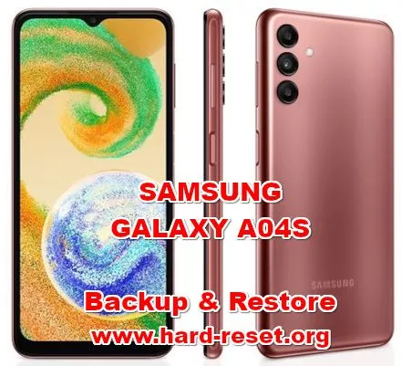 how to backup & restore data on SAMSUNG GALAXY A04S