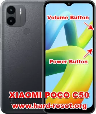 hard reset XIAOMI POCO C50