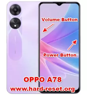 hard reset OPPO A78