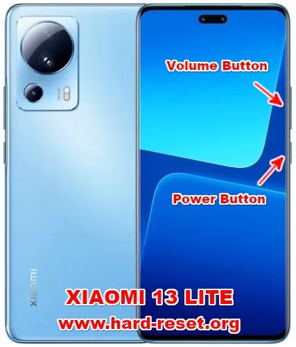 hard reset XIAOMI 13 LITE