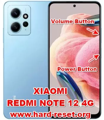 hard reset XIAOMI REDMI NOTE 12 4G