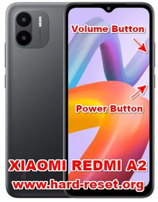 hard reset XIAOMI REDMI A2