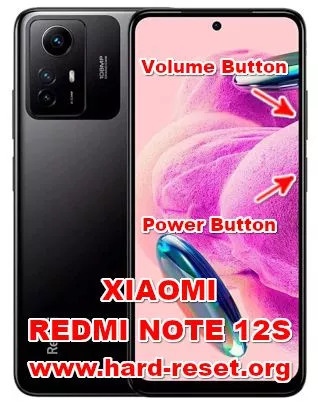 hard reset XIAOMI REDMI NOTE 12S