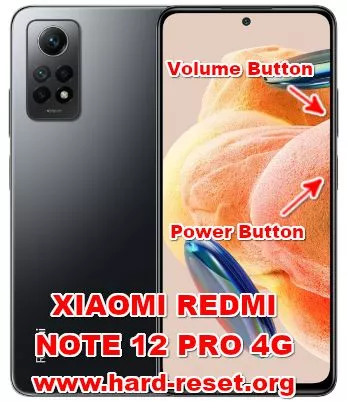 hard reset XIAOMI REDMI NOTE 12 PRO 4G