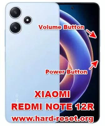 hard reset XIAOMI REDMI NOTE 12R