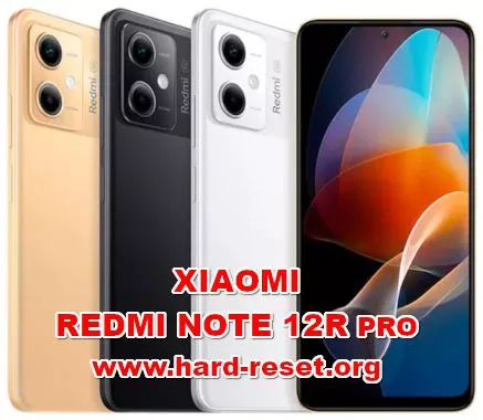 hard reset XIAOMI REDMI NOTE 12R PRO