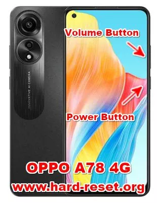 hard reset OPPO A78 4G CPH2565