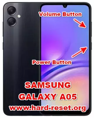 hard reset SAMSUNG GALAXY A05
