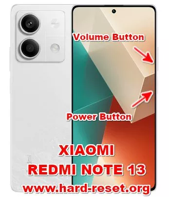 hard reset XIAOMI REDMI NOTE 13
