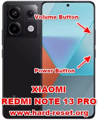 hard reset XIAOMI REDMI NOTE 13 PRO
